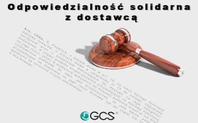 Odpowiedzialność solidarna z dostawcą