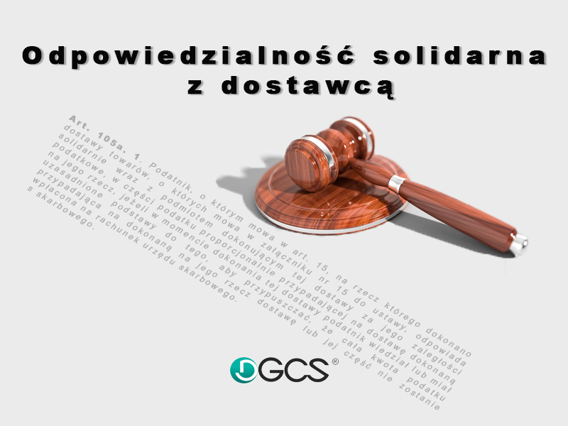 Odpowiedzialność solidarna z dostawcą